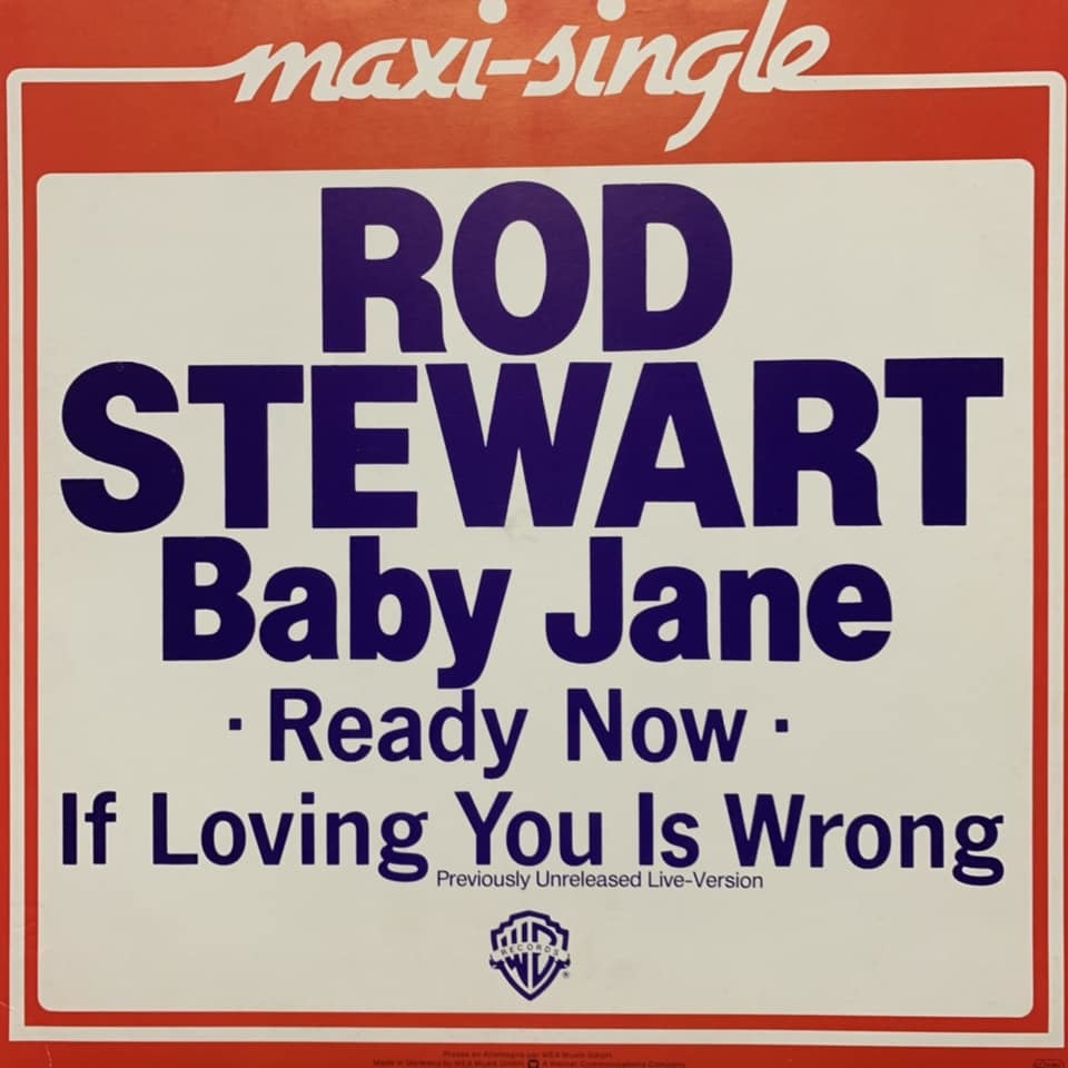 ◆ Rod Stewart - Baby Jane ◆12inch ドイツ盤　ディスコヒット!!_画像1