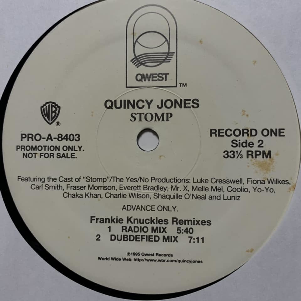 ◆ Quincy Jones - Stomp (Mousse T. Ultimate Stomper)◆12inch US盤 Promo 2枚組　Remix By Frankie Knuckes _画像1