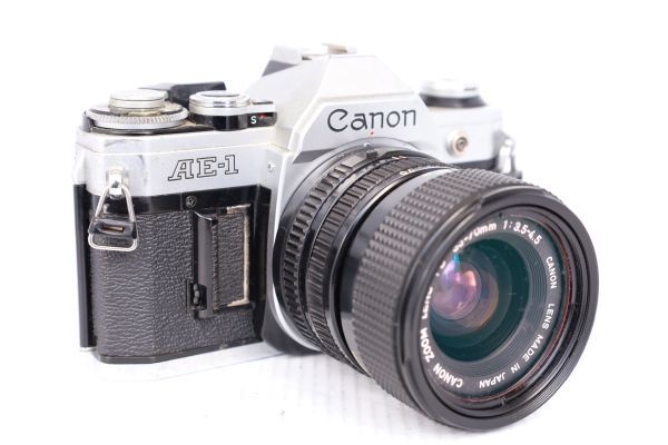 ★実用品★CANON キヤノン AE-1 + NEW FD 35-70mm F3.5-4.5 鳴きなし #1334の画像1