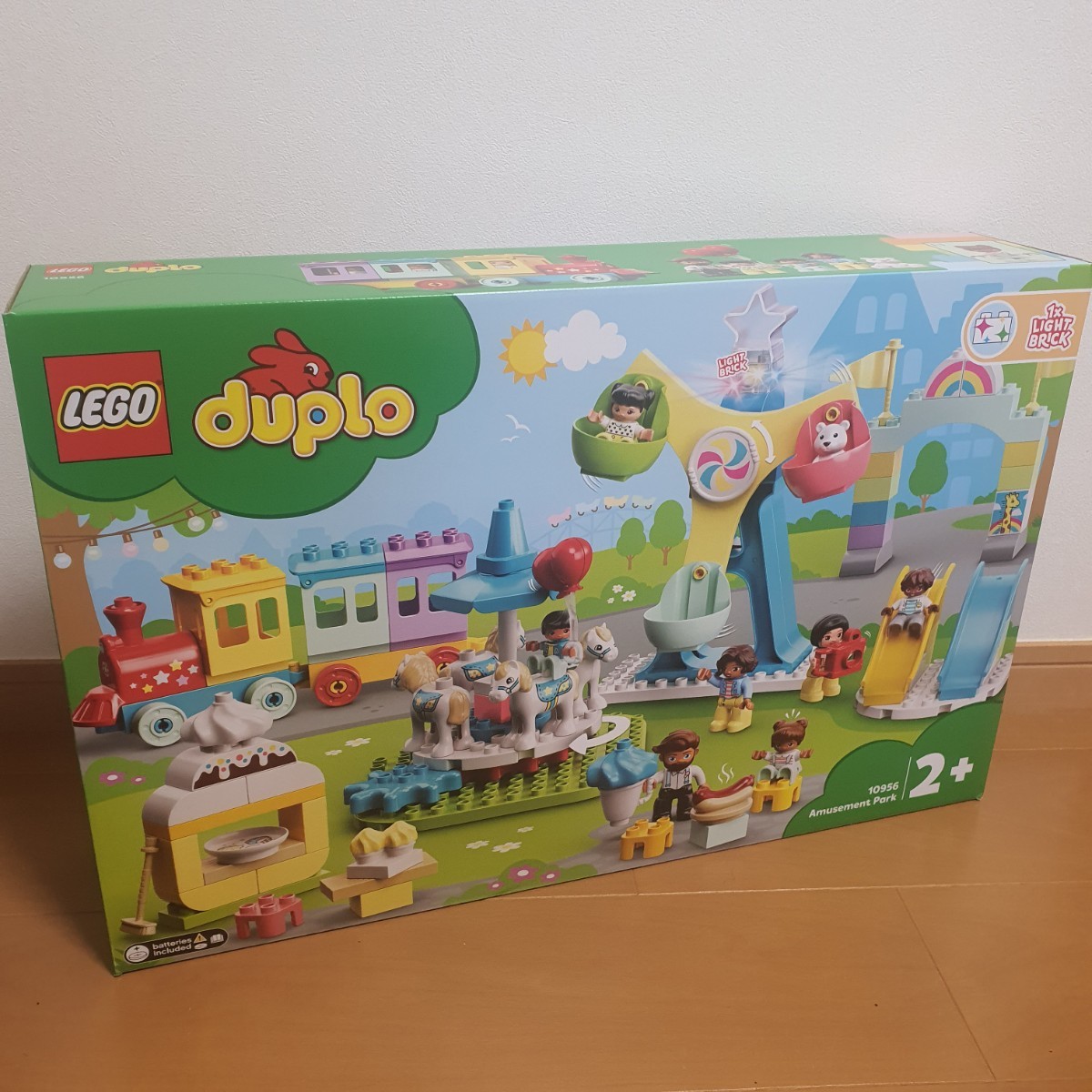 新品未開封品 レゴデュプロ  LEGO Duplo 10956 たのしいゆうえんち 遊園地 観覧車 虹色トレイン