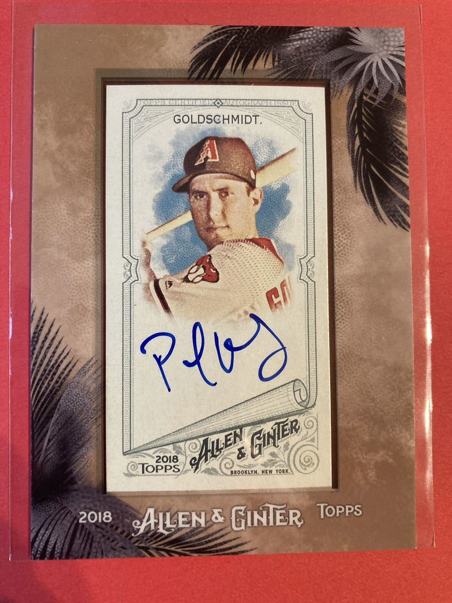 ヤフオク! - ナ・リーグMVP ポール・ゴールドシュミット 直筆サインカ...