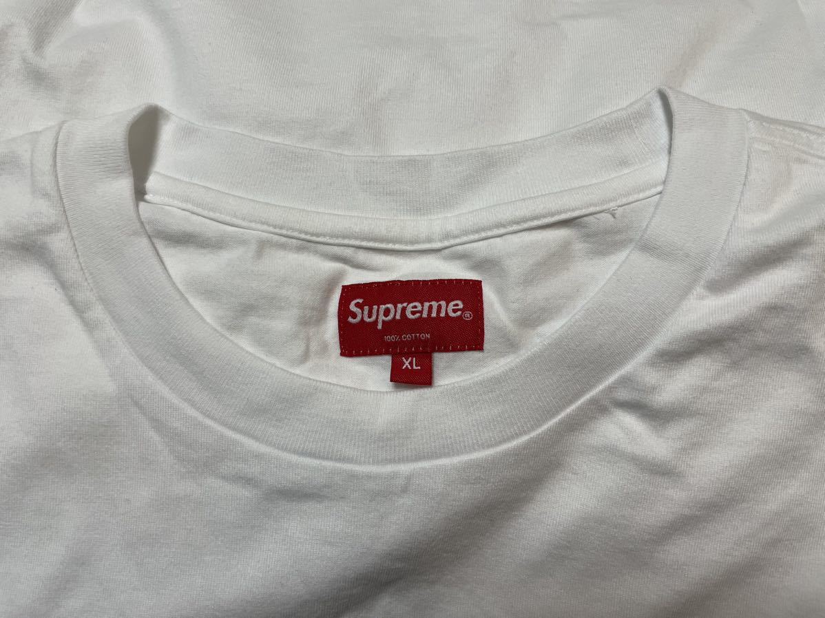 XL Supreme Small Box Logo L/S Tee White XLarge シュプリーム スモール ボックスロゴ ロングスリーブ ホワイト 白 長袖Tシャツ ロンT