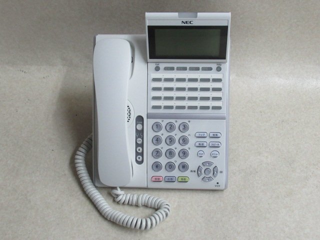 【中古】DTZ-24PD-1D(WH)TEL NEC Aspire UX / WX 24ボタンISDN停電電話機【ビジネスホン 業務用 電話機 本体】