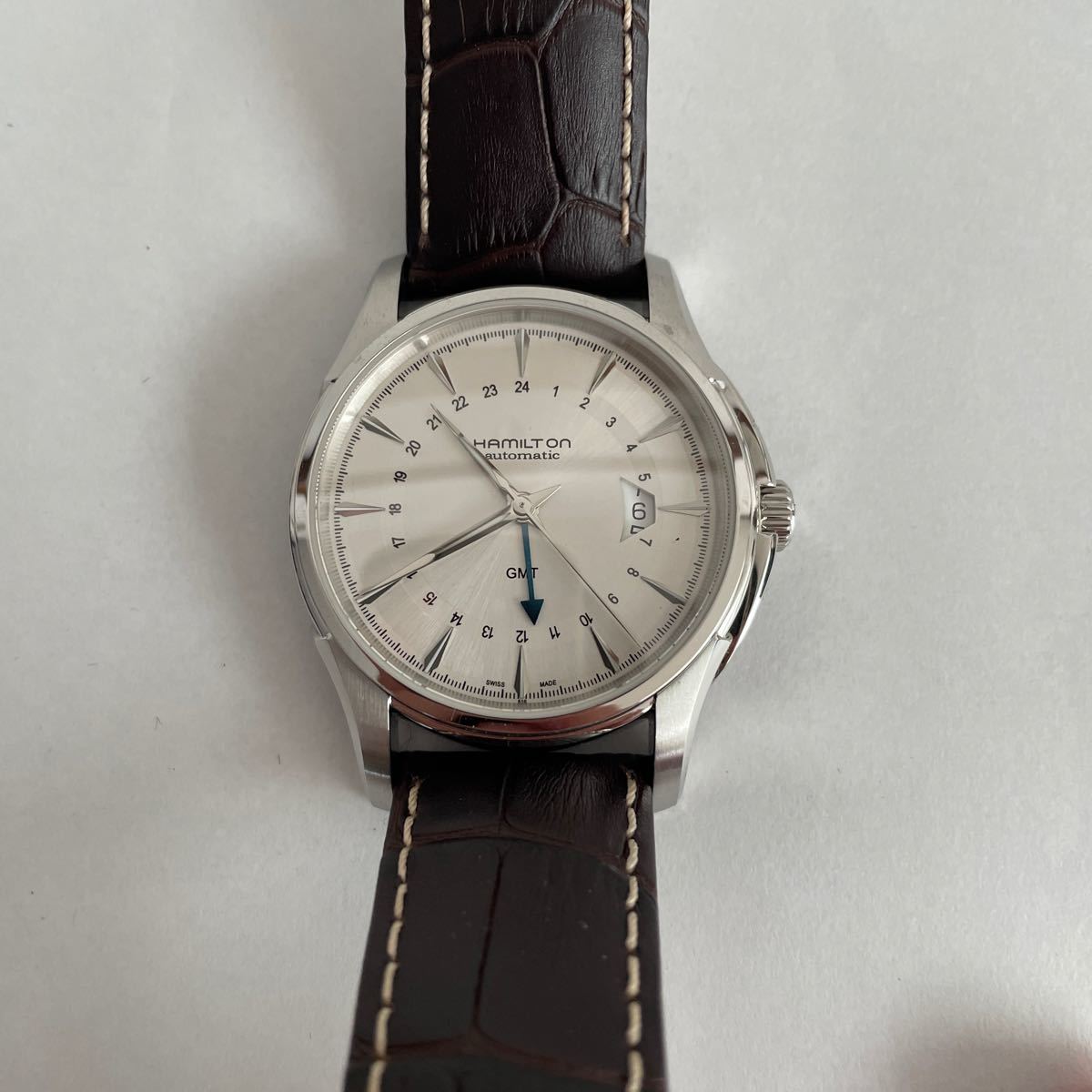 ハミルトン　ジャズマスタートラベラー　GMT H32585551 ダークブラウン　 メンズ腕時計 42mm 自動巻き　未使用