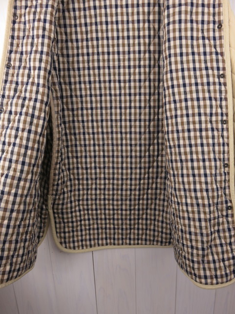  Aquascutum стеганная куртка с хлопком бежевый LL
