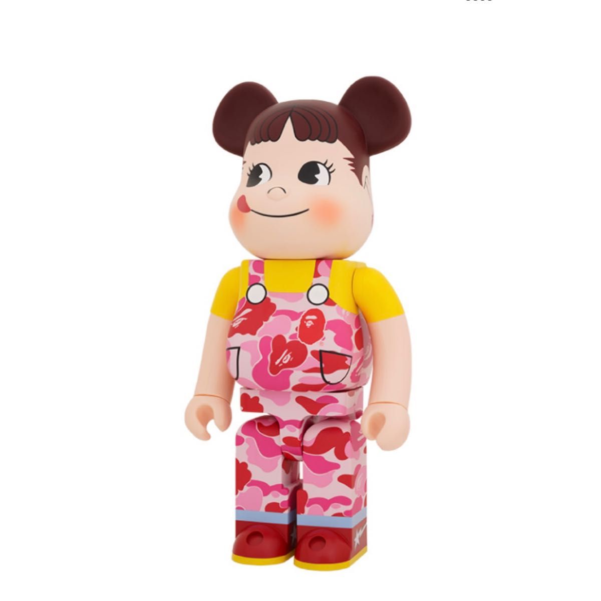 肌触りがいい BE@RBRICK BAPE R 不二家 ペコちゃん 1000% ピンク