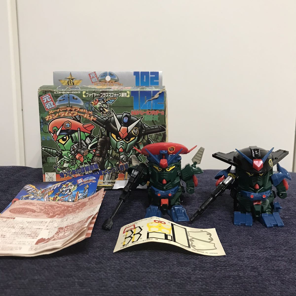 元祖SDガンダム ブラック&レッドベレーガンダム セット