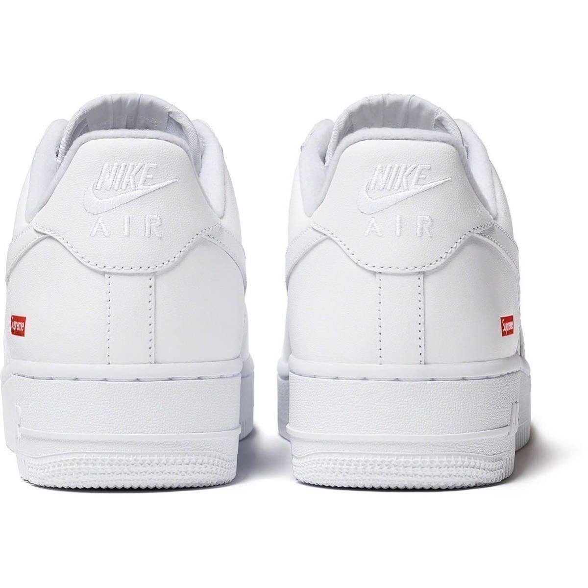 新品 25.0 cm US 7 Supreme 22AW Nike Air Force 1 Low One シュプリーム ナイキ エア フォース ワン ロー 白 White ホワイト 国内正規品_画像3