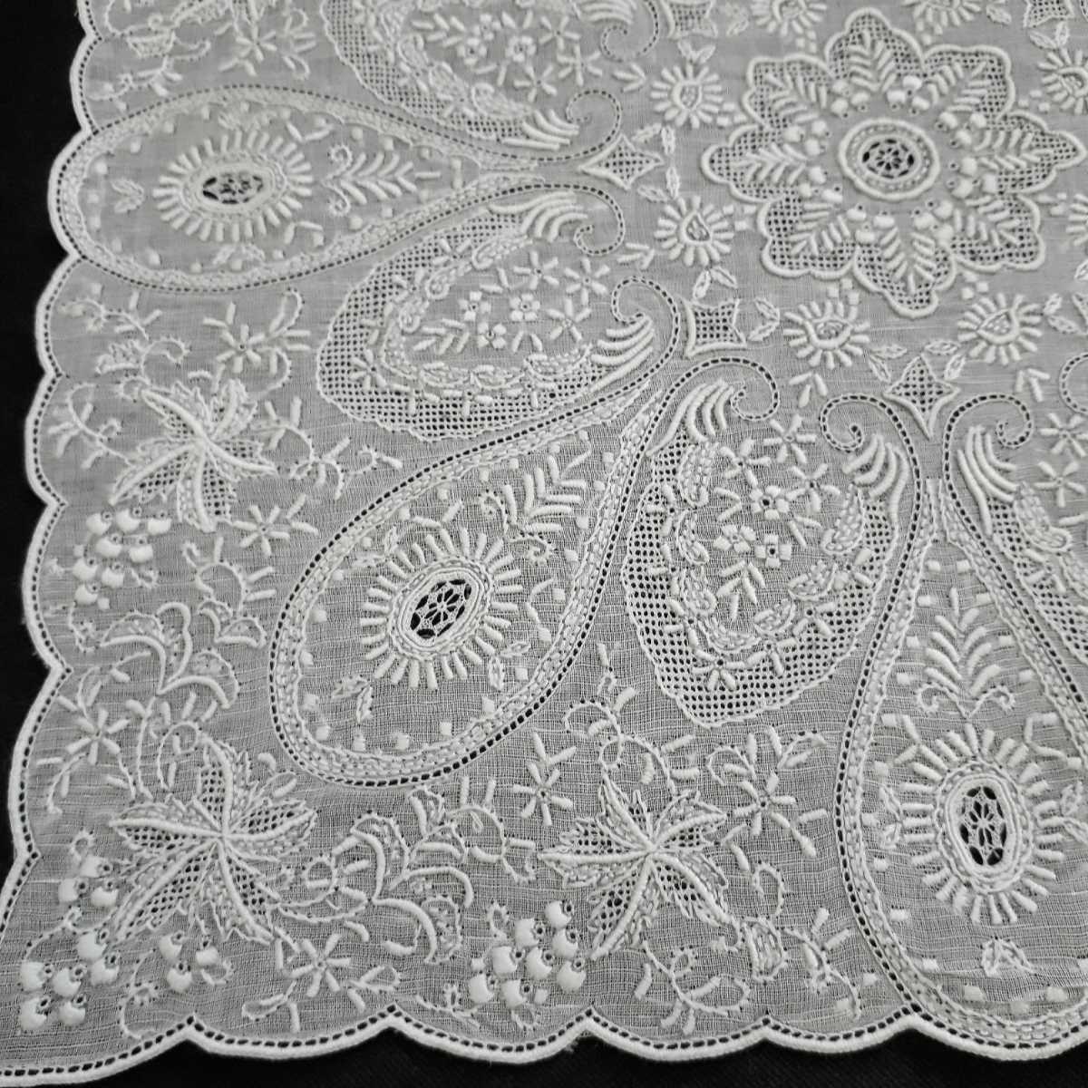 正規販売店】 送料無料 汕頭 ハンカチ 刺繍 スワトウ 中国 11202 女性
