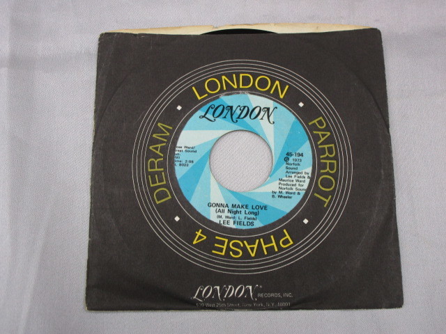 【SOUL７”】LEE FIELDS / GONNA MAKE YOU LOVE / CALL HER SUGAR_画像1