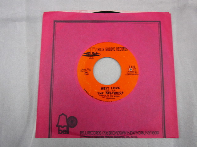 【SOUL７”】THE DELFONICS / HEY! LOVE、OVER AND OVER_画像1