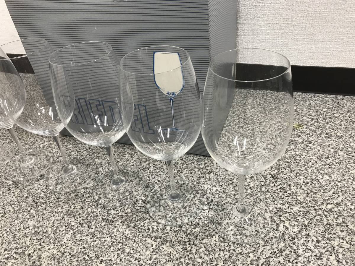 美品 RIEDEL VINUM BORDEAUX 416/0 6脚セット リーデル ワイン グラス クリスタル 専用箱入 ヴィノム ボルドー_画像3