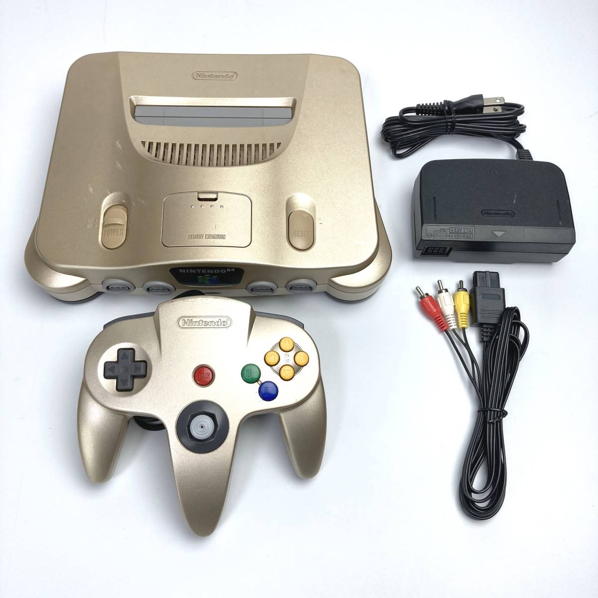 Nintendo64 限定色ゴールド ソフト4本セット 任天堂 ソフト 