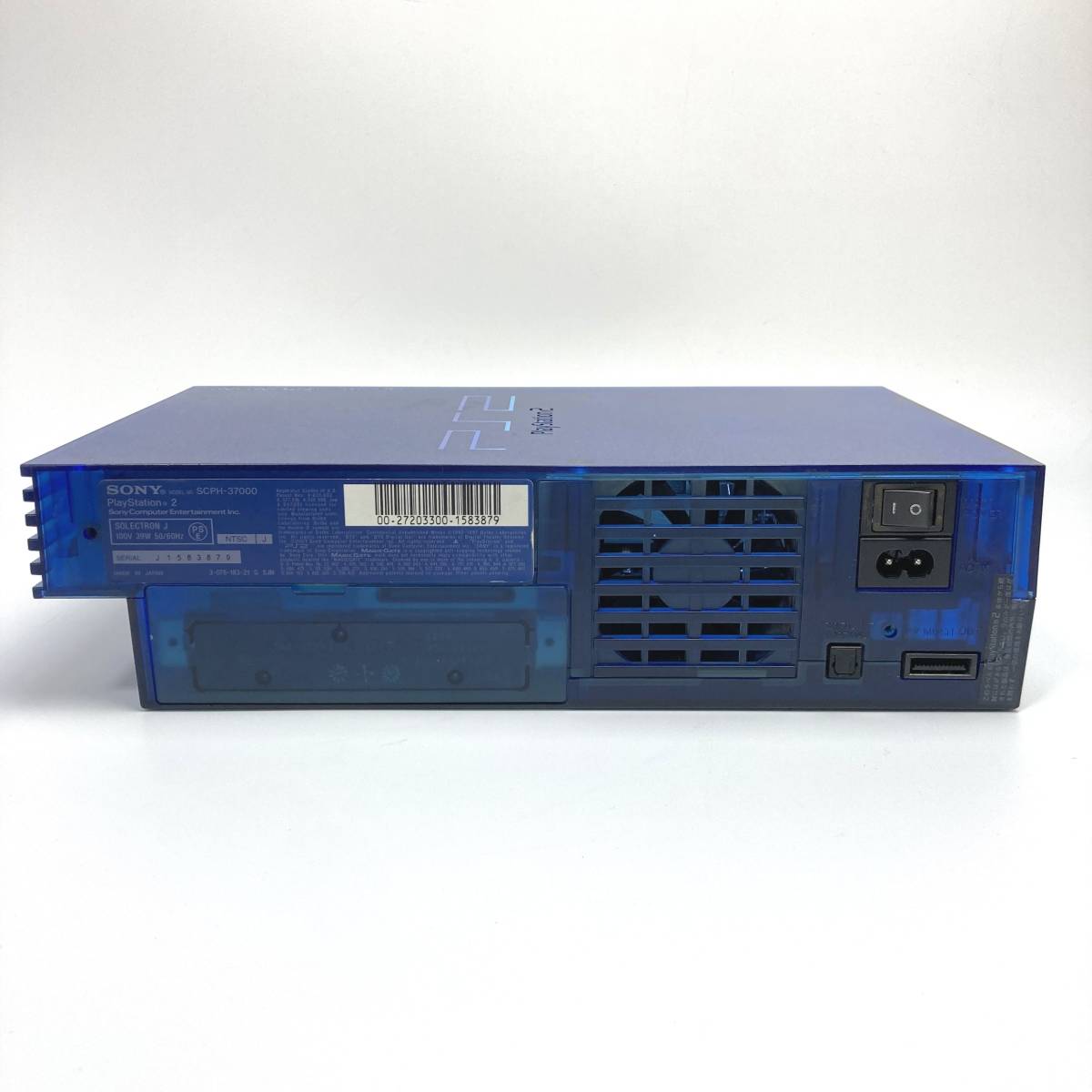 希少カラー PS2 オーシャンブルー 本体セット SCPH-37000 希少カラー PS2 オーシャンブルー 本体セット SCPH-37000