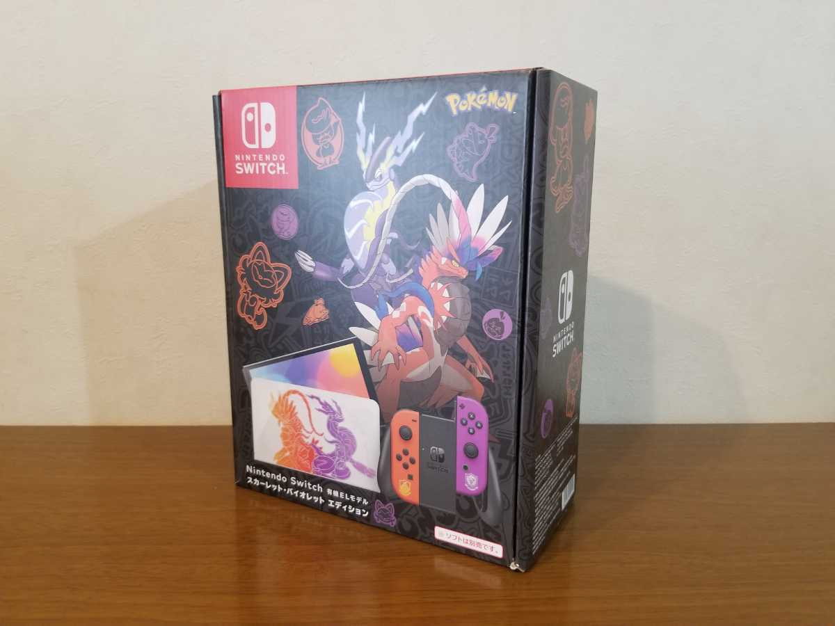 100%本物 Nintendo Switch 有機ELモデル スカーレット・バイオレットエディション ニンテンドースイッチ本体 100%本物 Nintendo Switch 有機ELモデル スカーレット・バイオレットエディション ニンテンドースイッチ本体