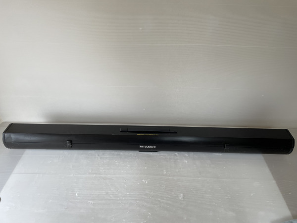 [ storage goods ]MITSUBISHI projector screen roll screen portable black home theater interior hobby appreciation 