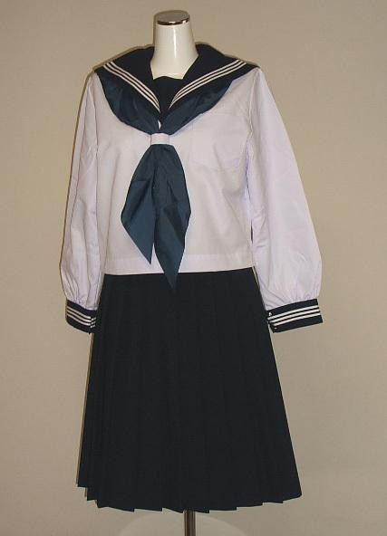 富士ヨット 夏長袖セーラー服上衣のみ(本格的)17B 超大きいサイズ