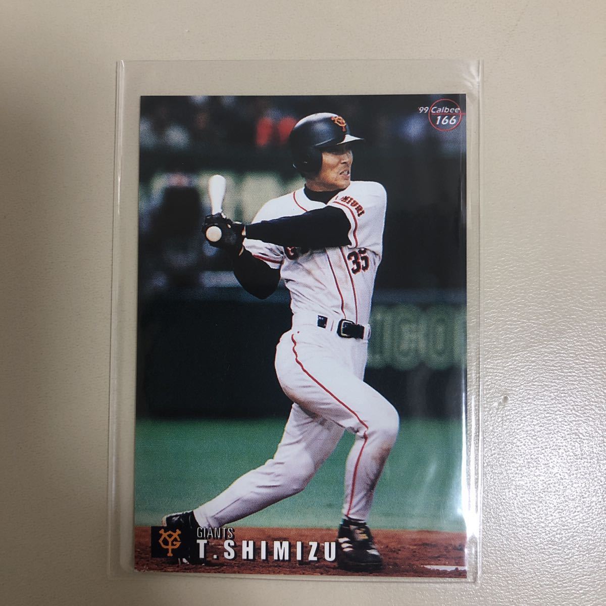  Calbee 1999 166 Shimizu . line (. человек ) обычная карта 