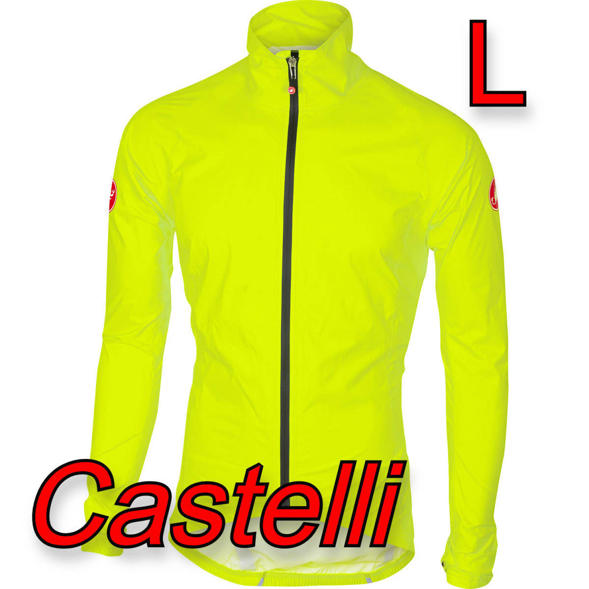 最新デザインの EMERGENCY 【L】CASTELLI RAIN ロードバイク 蛍光