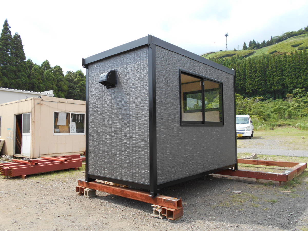 □□カッコイイブラック2坪新棟ハウス□プレハブ□ホームワーク□□ □□カッコイイブラック2坪新棟ハウス□プレハブ□ホームワーク□□