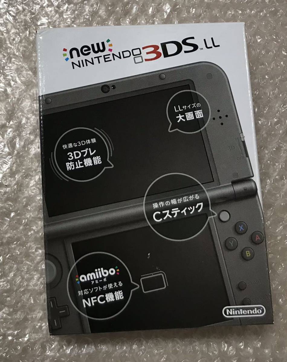 100%本物保証! Newニンテンドー3DS LL メタリックブラック 本体 箱