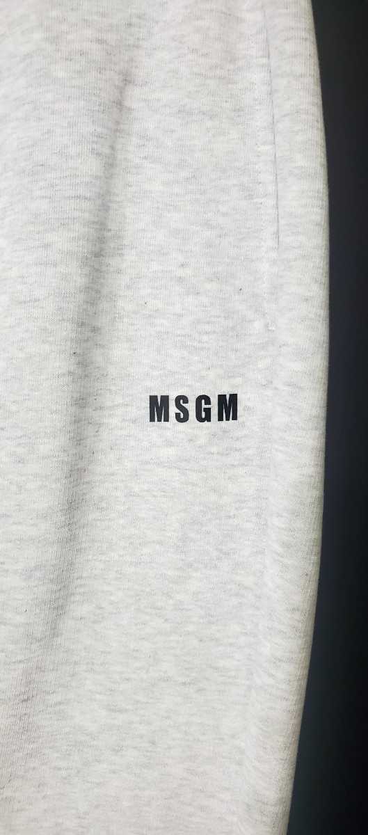 【SALE】MSGM ロゴプリント スエットパンツ ￥41,800 GLAY M 2640MP62_画像2