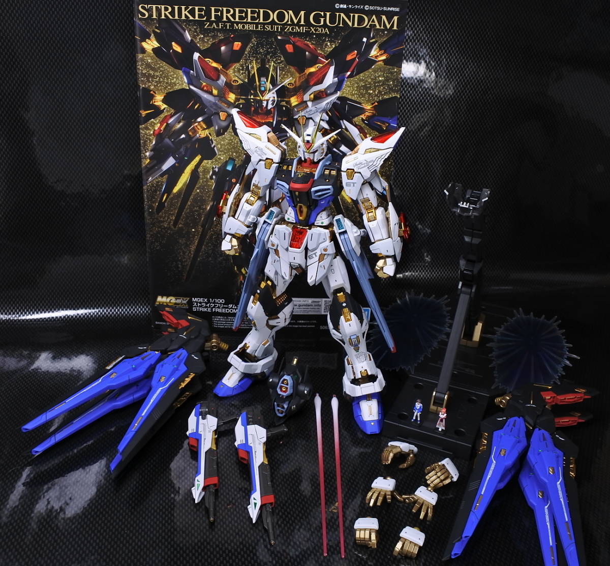 ◎MGEX 1/100 ZGMF-X20A ストライクフリーダムガンダム 塗装済み改修