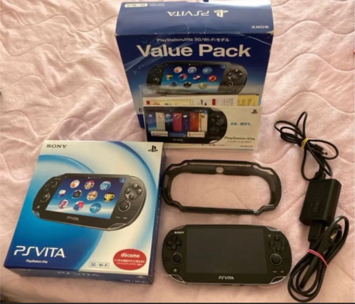 PlayStation®Vita クリスタル・ブラック (ソフト5本セット) gvmall.com