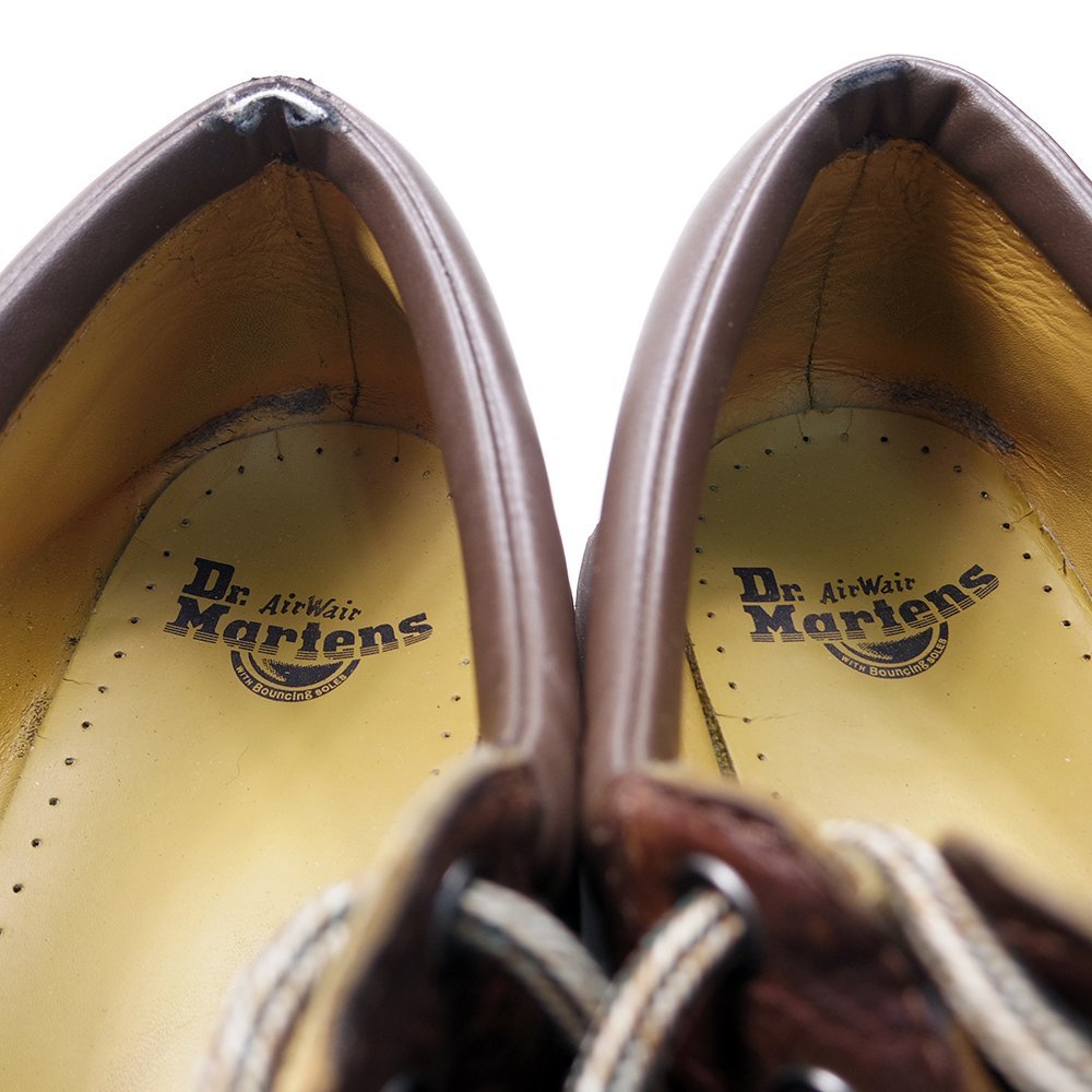 UK12　Dr.Martens　ドクターマーチン　5ホール　レザーシューズ　革靴　マーチン　ブラウン　/U6398_画像8