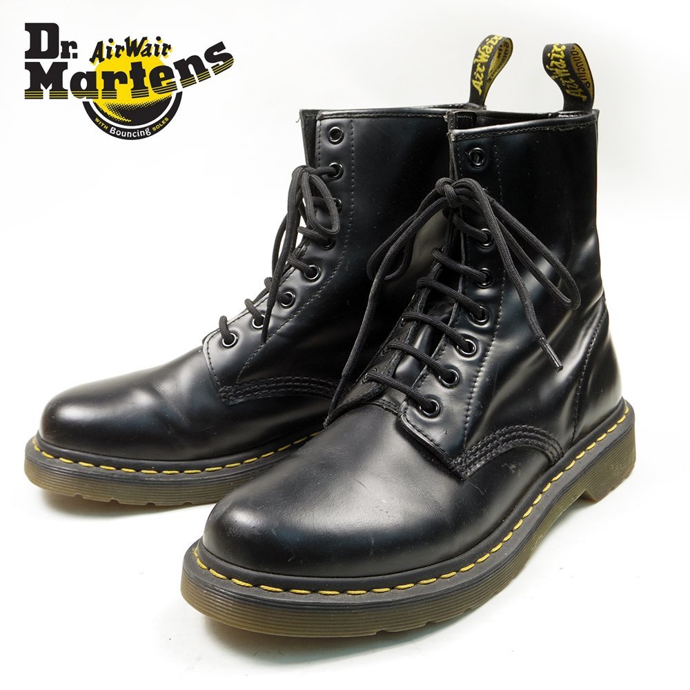 豪華 美品 UK8 Dr.Martens ドクターマーチン AW004 8ホール 8EYE BOOT