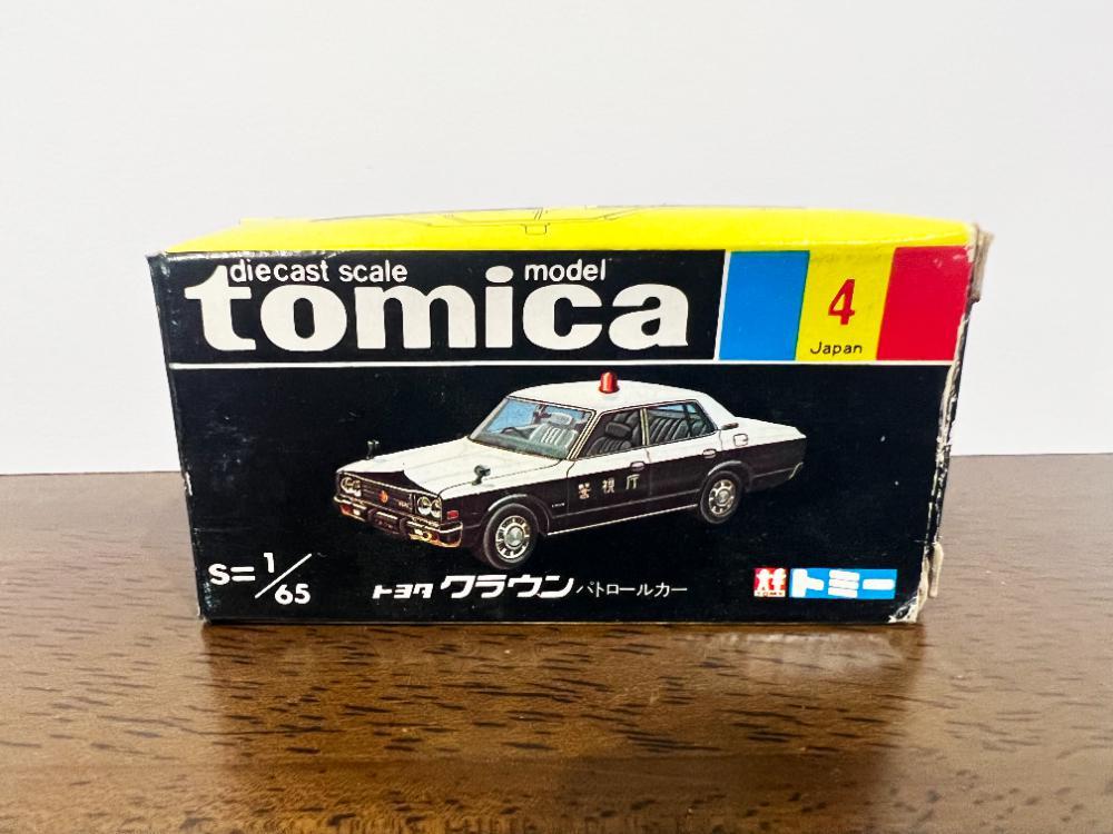 ☆黒箱☆1Eホイール☆TOMICA トミカ 1/65 トヨタ クラウン パトロール