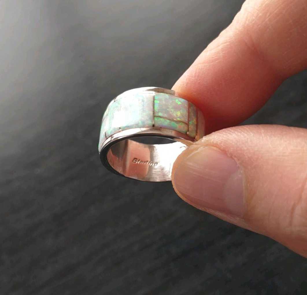 * Indian jewelry zni Navajo opal in Ray ring 11 number 