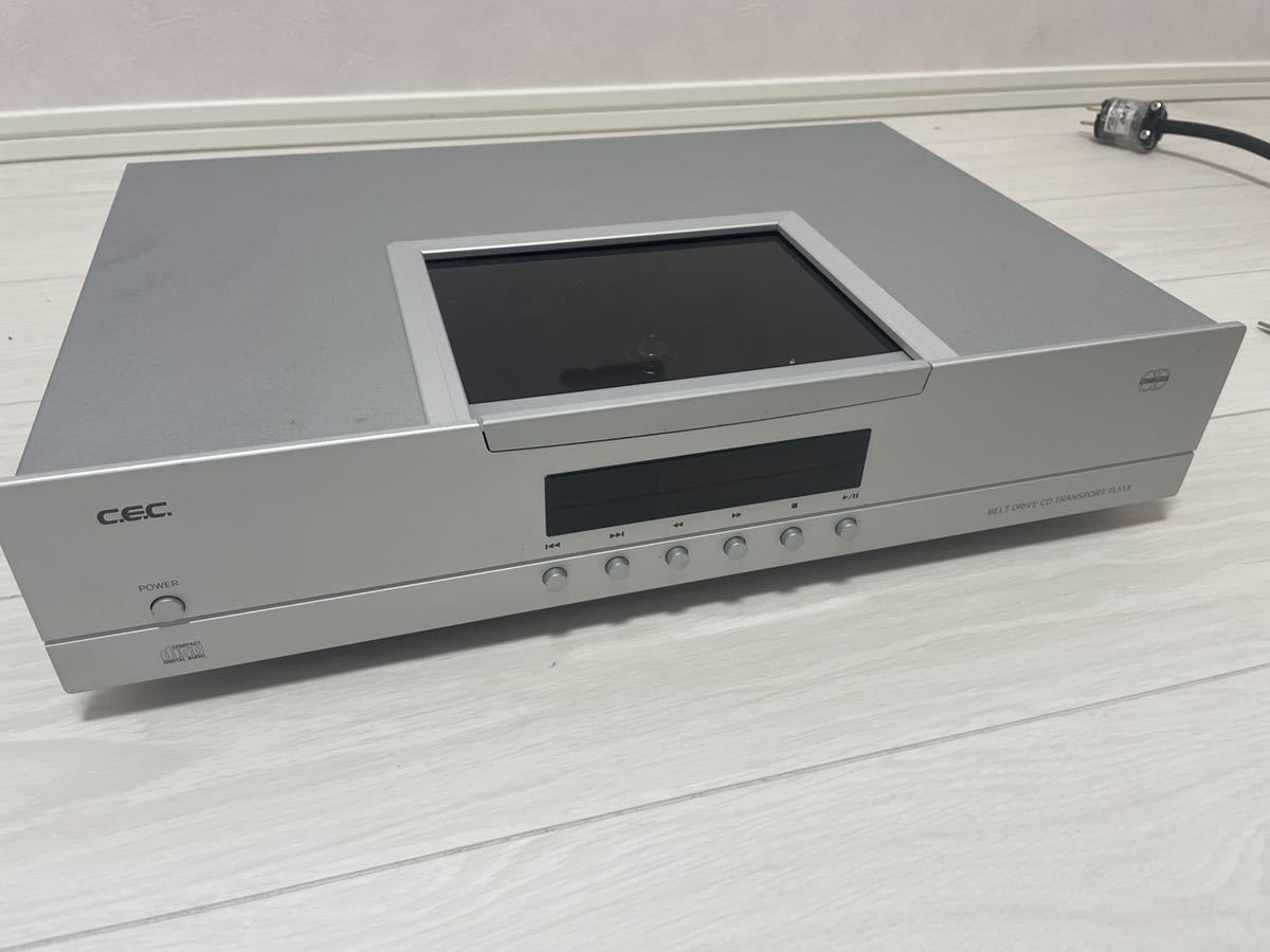 完動品】C.E.C TL5100Z ベルトドライブ・CDプレーヤー-
