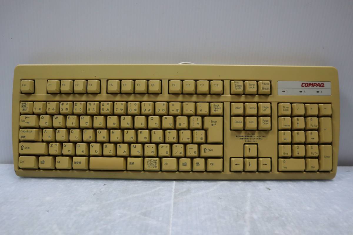 CB5391 K L [ operation OK] Compaq NMBmine Bear Japanese keyboard RT235BTWJP PS/2 terminal 