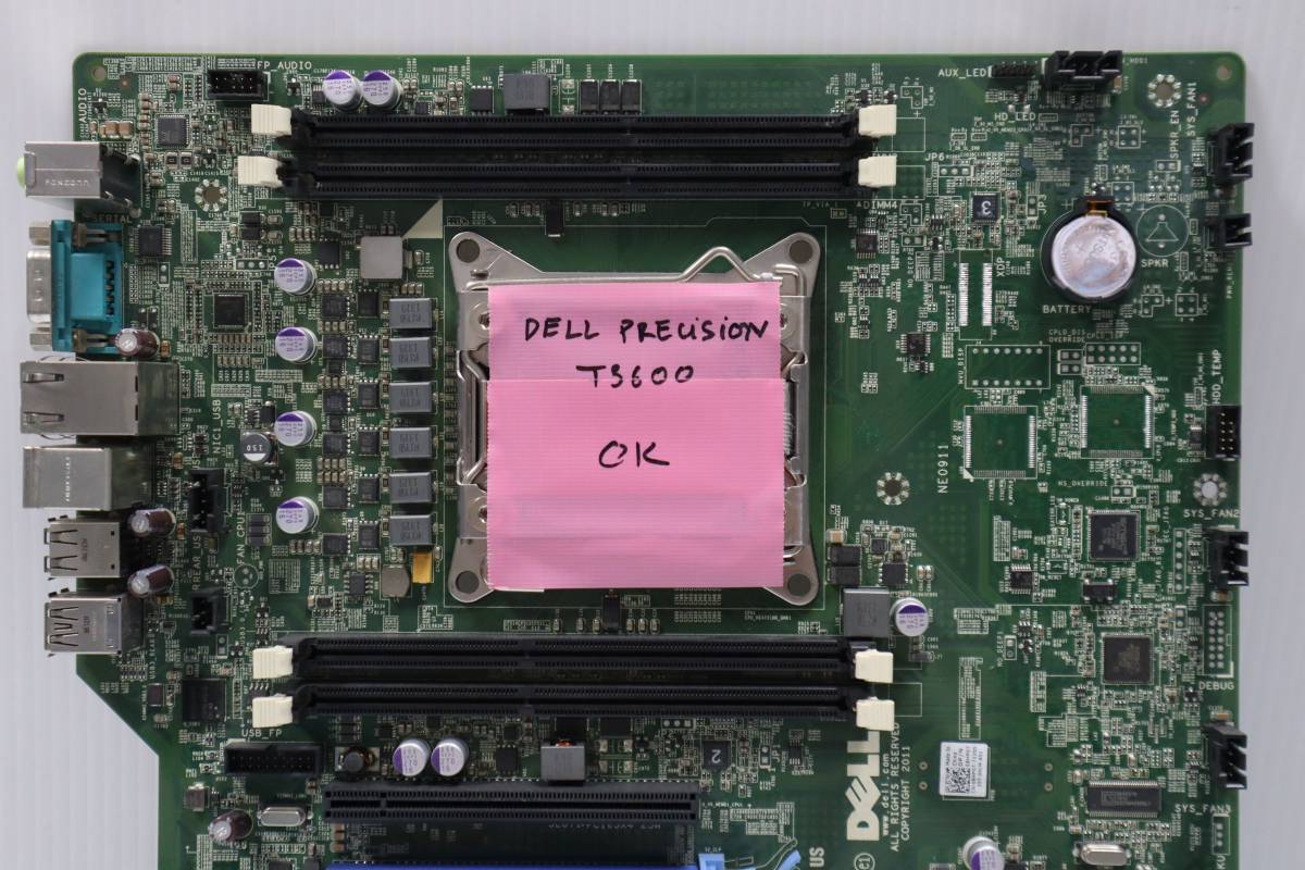 CB6423 (9) h DELL Precision T3600 マザーボード LGA2011_画像2