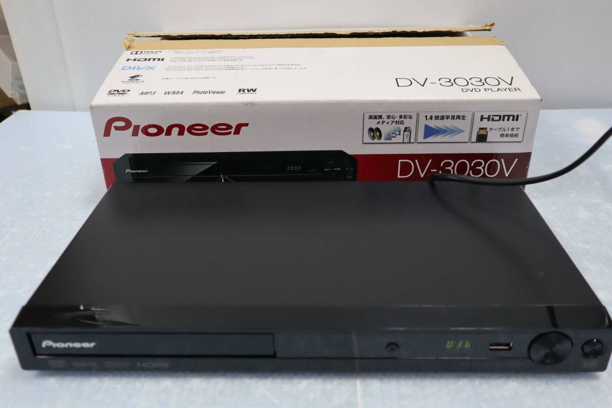 国産】 PIONEER n CB0746 パイオニア 2016年製 DV-3030V DVDプレーヤー