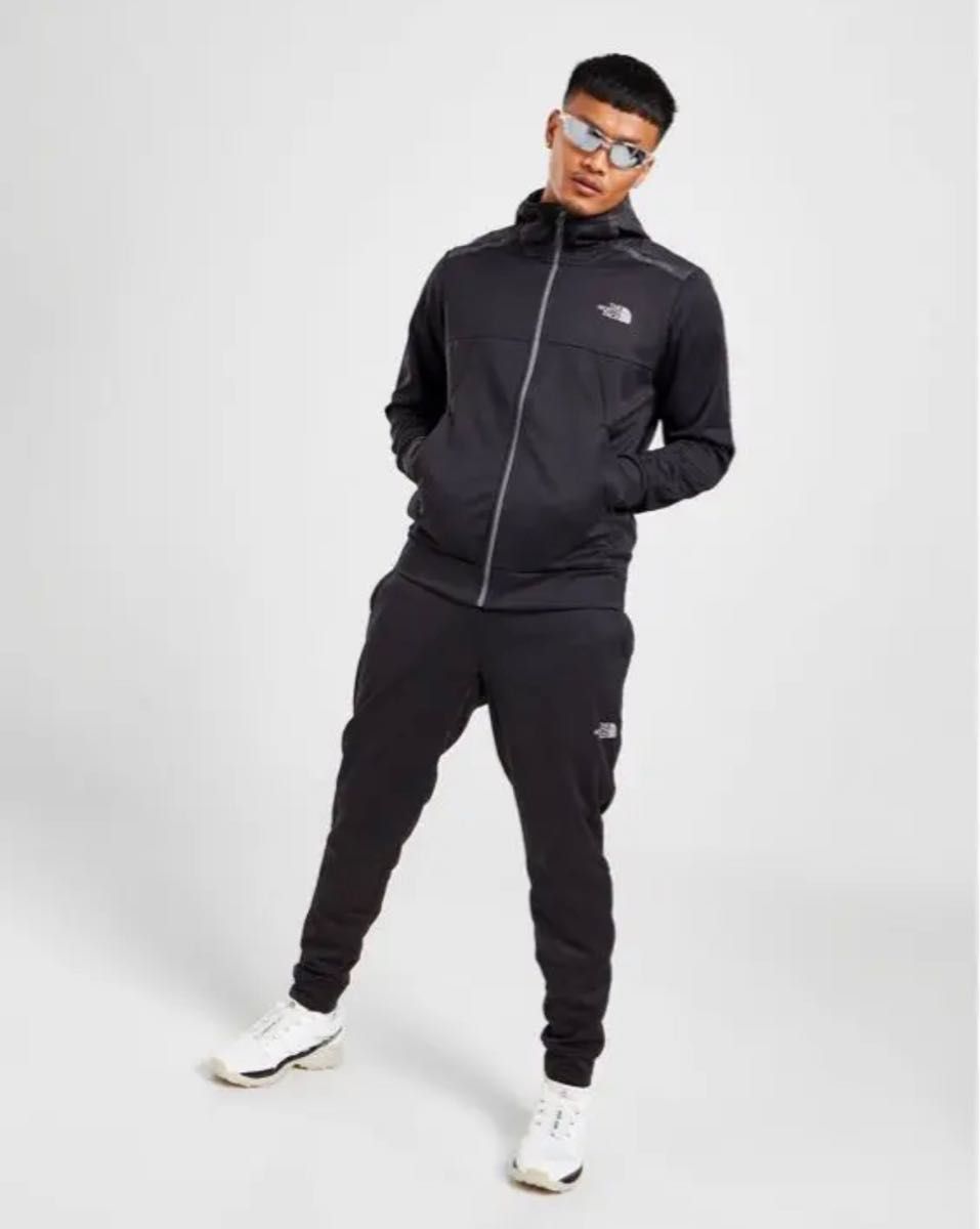 海外限定】TNF ジャージ セットアップ メンズ ブラック Mサイズ