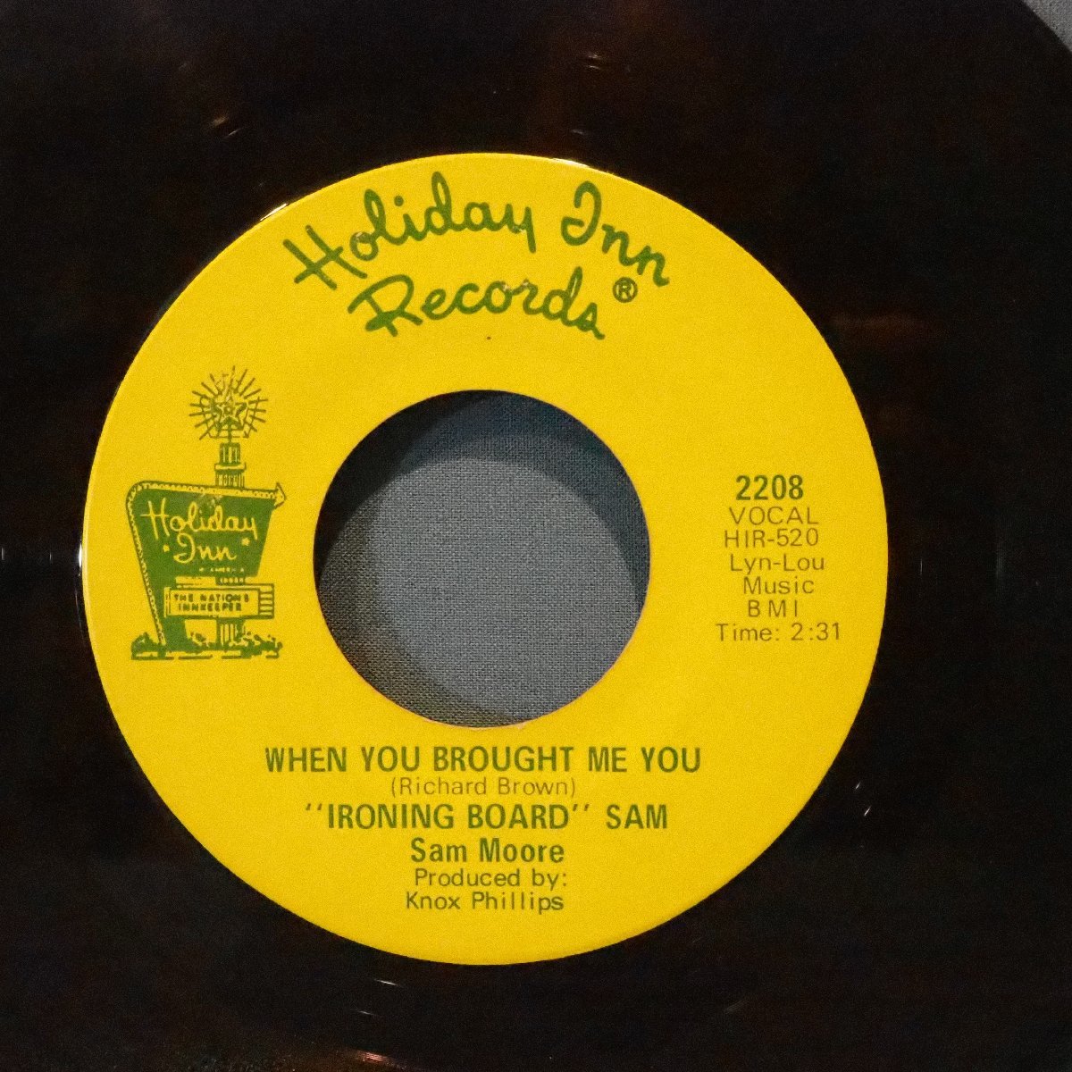 ■珍しい 45’s HOLIDAY INN RECORDS★SAM NOORE/RAINING IN MY HEART, WHNE YOU BROUGHT ME ★送料無料(条件有り)★オリジナル名盤■
