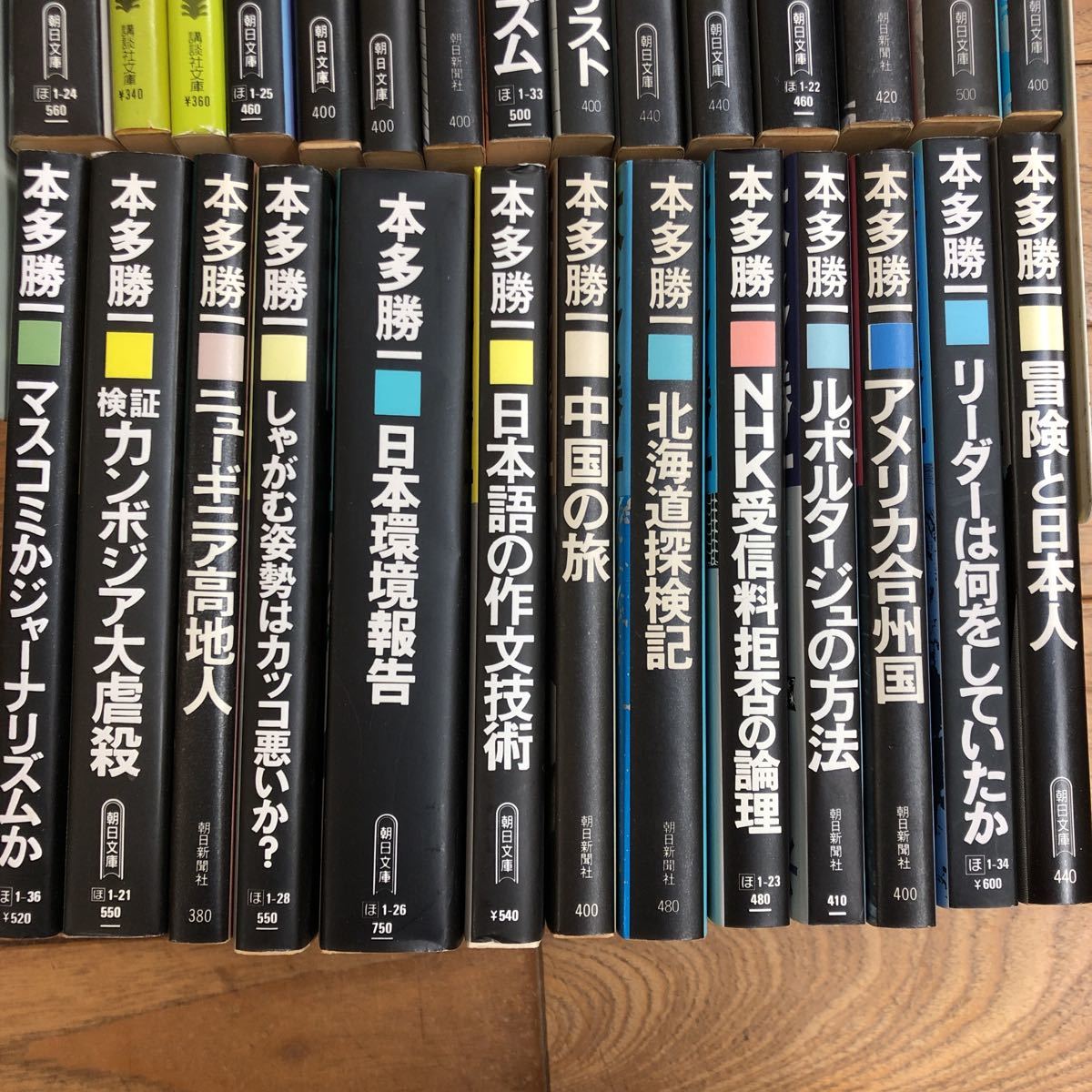X Sh 本多勝一 文庫本 不揃い28冊まとめ 朝日文庫 講談社文庫 植村直己の冒険 殺す側の論理 事実とは何か 子供たちの復讐 日本環境報告 他 雑学 知識 売買されたオークション情報 Yahooの商品情報をアーカイブ公開 オークファン Aucfan Com
