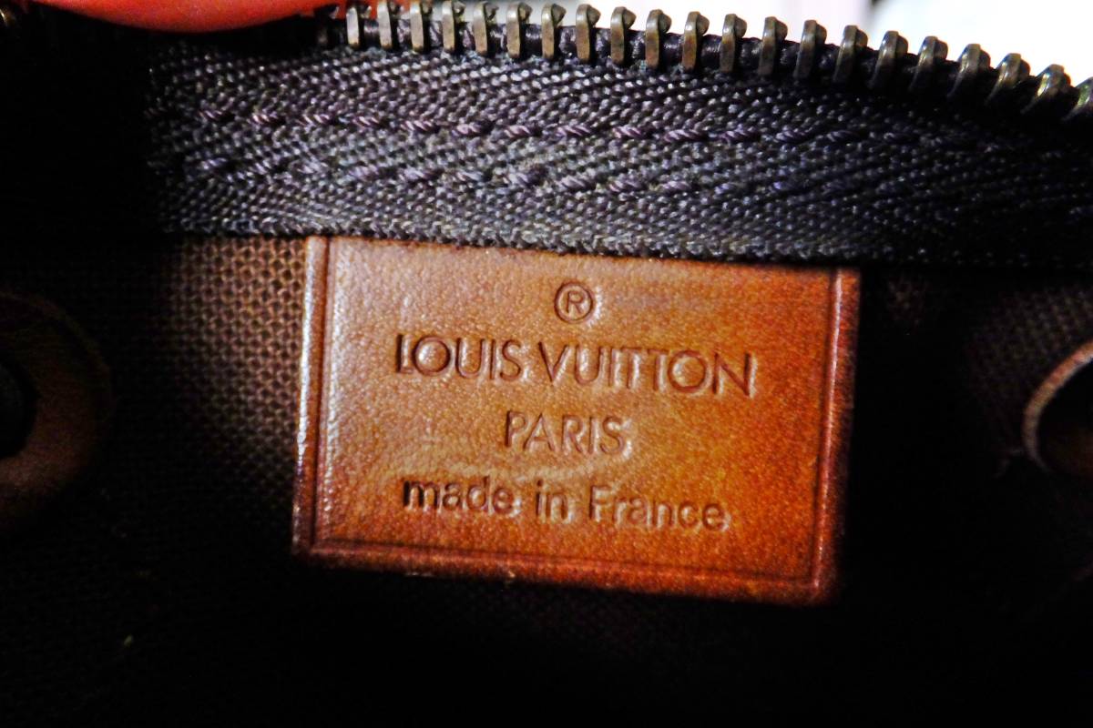 LOUIS VUITTON ルイヴィトン モノグラム ミニスピーディ＊保存袋付_画像6