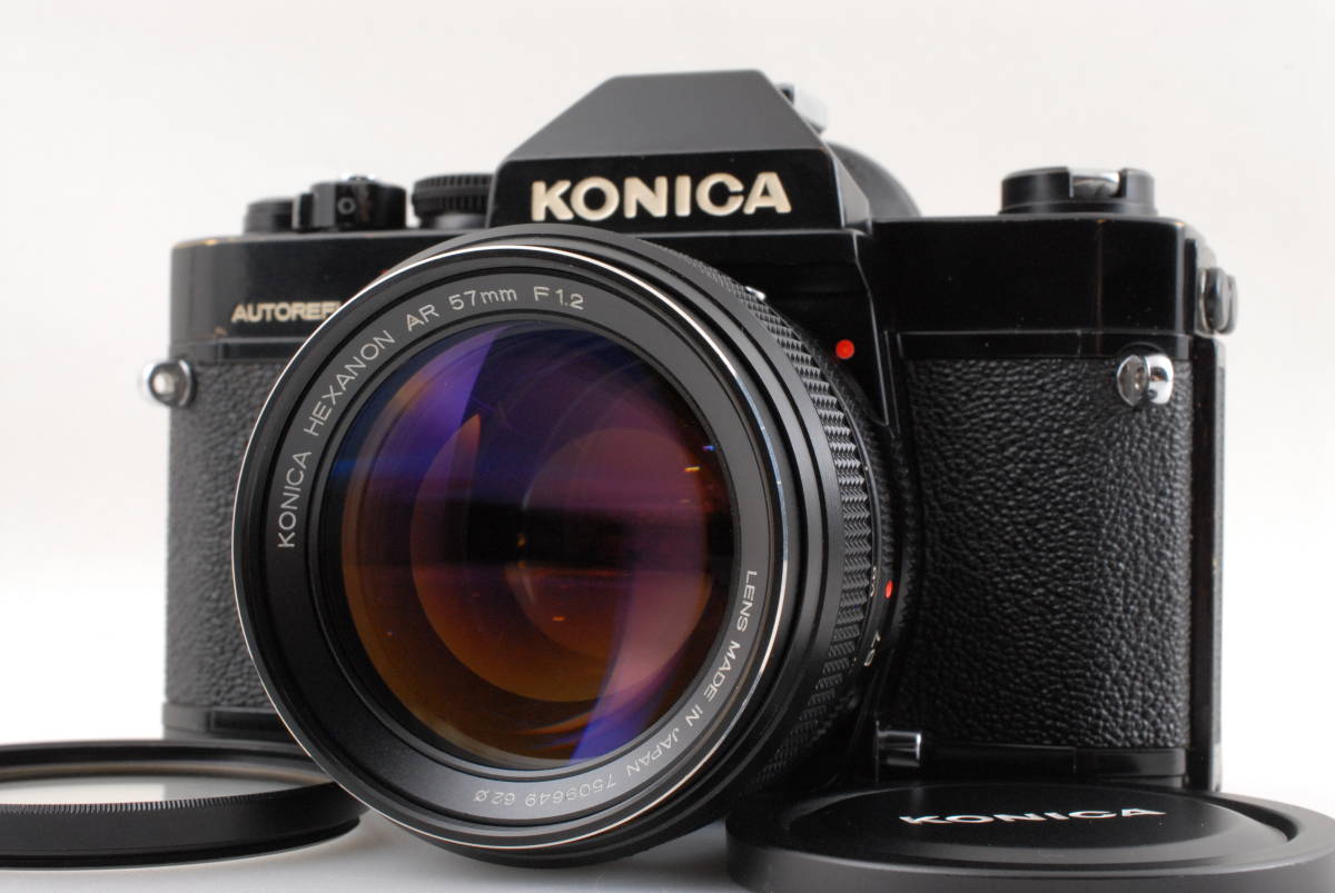 爆売り!】 T3 AutoreflLens + Lens 1.2 57mm AR 動作確認済】Konica