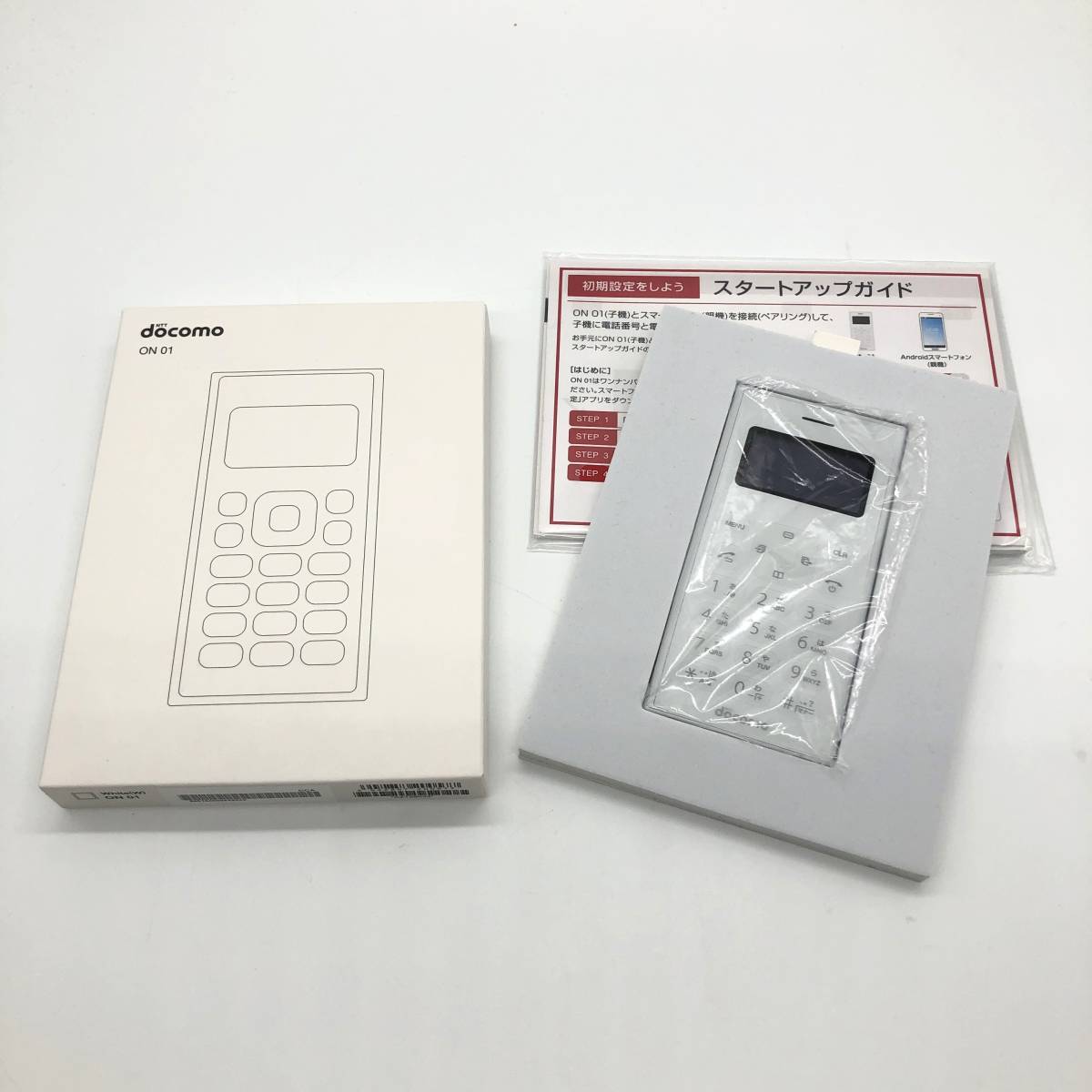 docomo ZTE Corporation ON 01 ワンナンバーフォン 512MB ホワイト 美
