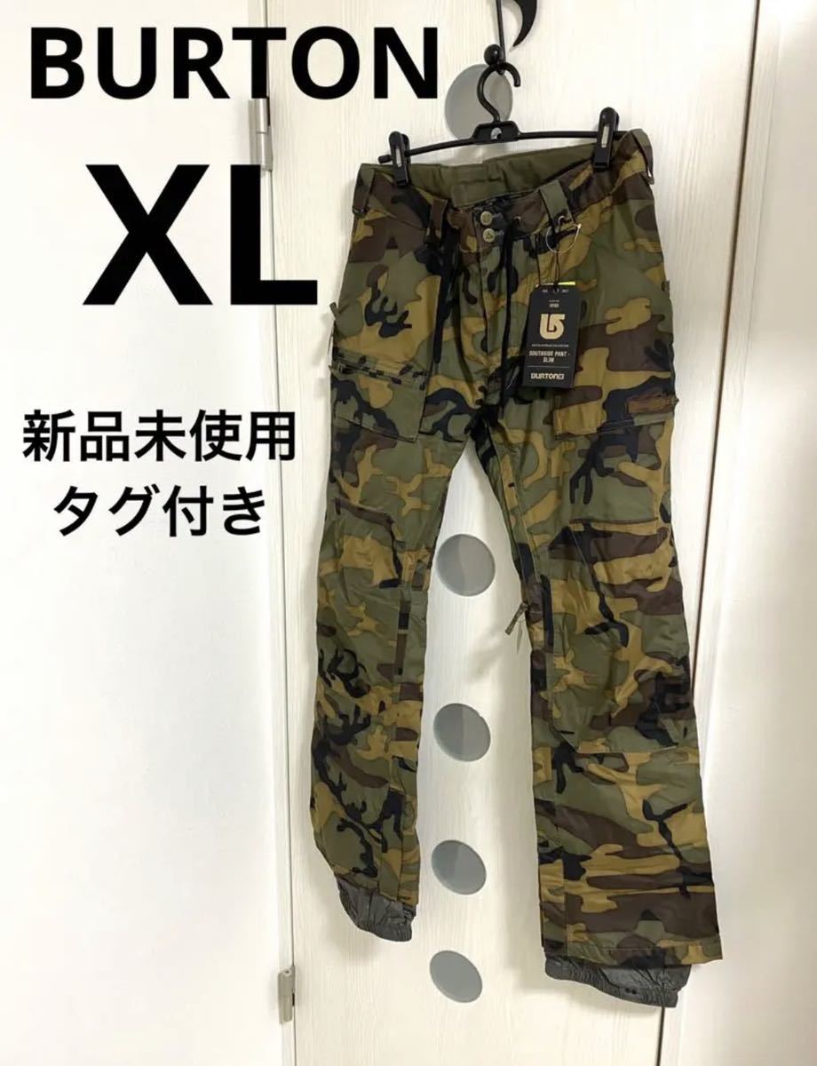 【XL】新品未使用 タグ付き BURTON スノーボード ウエア パンツ カモ柄