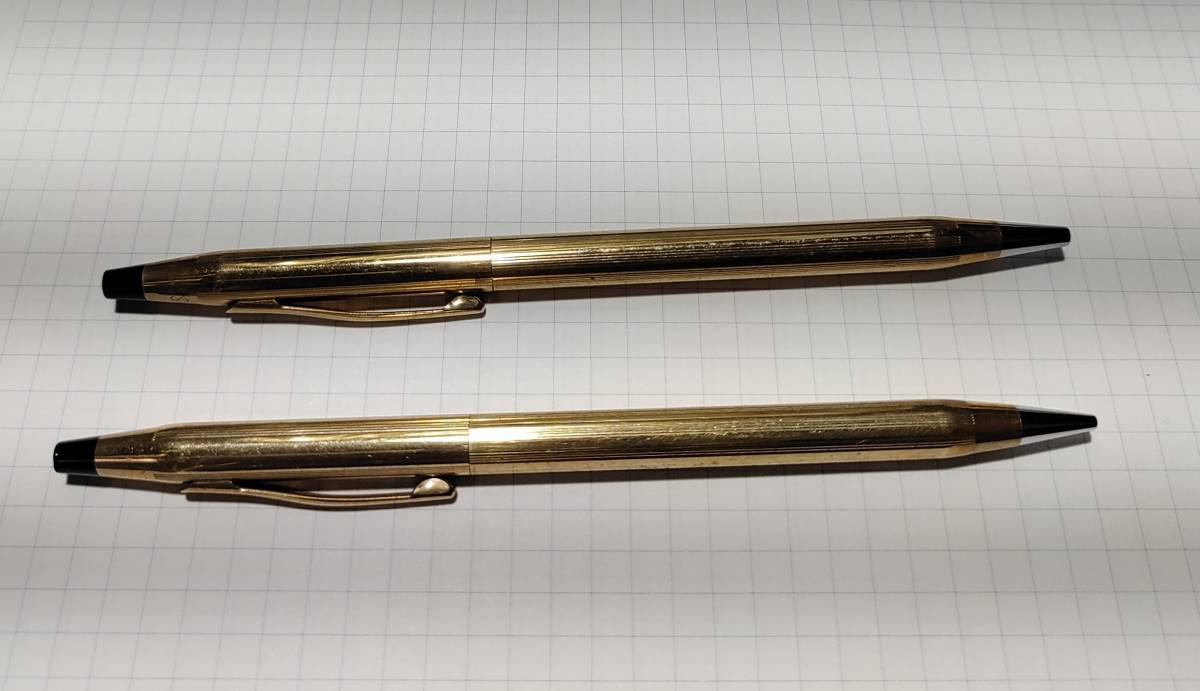クロス ボールペン シャープペン セット【CROSS 金メッキ クラシックセンチュリー 】