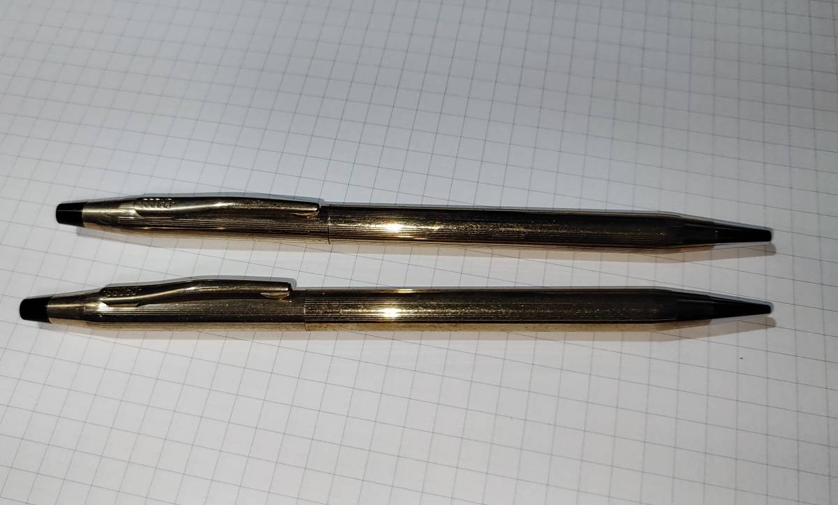 クロス ボールペン シャープペン セット【CROSS 金メッキ クラシックセンチュリー 】