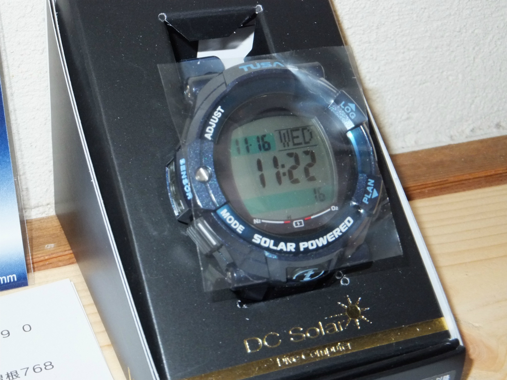 TUSA ツサ IQ1204 NBL Bluetooth ダイブコンピューター ダイコン レンズガード付き_画像3