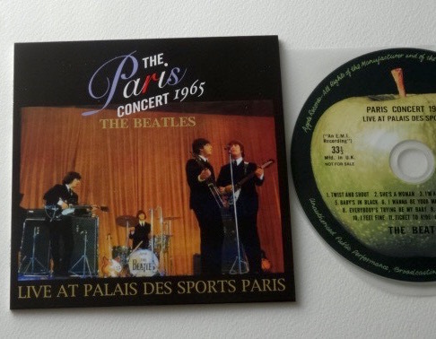 紙ジャケ★Bootleg/ PARIS CONCERT 1965/The Beatles★パリ・コンサート/ビートルズ★紙ジャケット_画像3