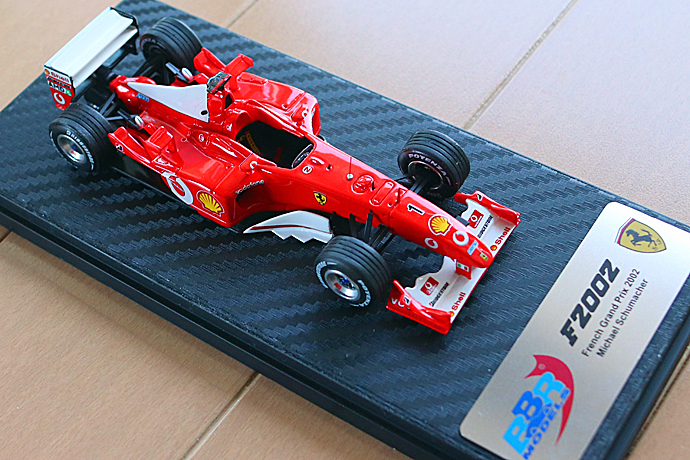 BBR Models 1/43 フェラーリ F2002 No.1 M.シューマッハー フランスGPウィナー 2002 メーカー完成品 BBRCS002 Ferrari Schumacher Tameo F1の画像2