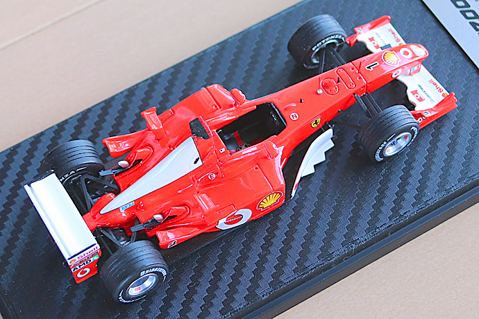 BBR Models 1/43 フェラーリ F2002 No.1 M.シューマッハー フランスGPウィナー 2002 メーカー完成品 BBRCS002 Ferrari Schumacher Tameo F1の画像4