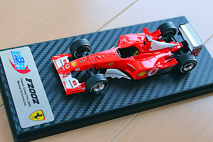 BBR Models 1/43 フェラーリ F2002 No.1 M.シューマッハー フランスGPウィナー 2002 メーカー完成品 BBRCS002 Ferrari Schumacher Tameo F1